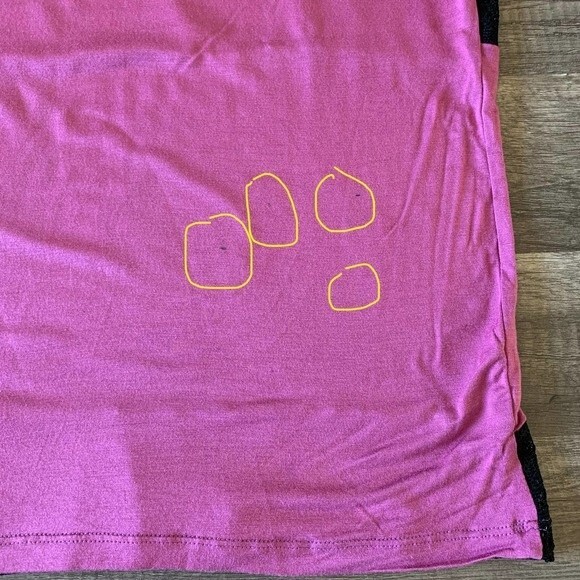 Show me your Mu-Mu pink top magenta short sleeve top size XL boho - Picture 13 of 13